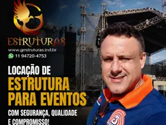 Logo da Gestruturas Locação de Estruturas para Eventos