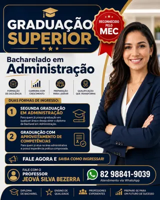 Prof. Jeová Silva Bezerra - Cursos de Graduação, Pós Graduação e EJA, foto 3
