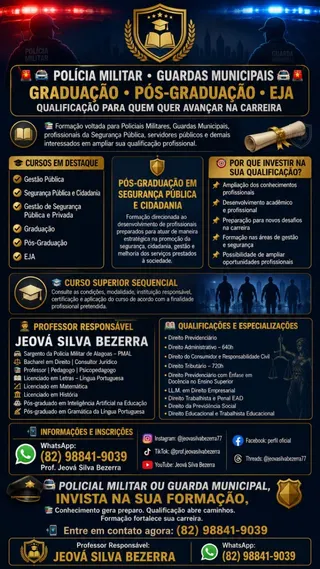 Prof. Jeová Silva Bezerra - Cursos de Graduação, Pós Graduação e EJA, foto 4