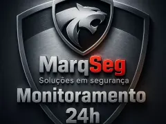 Logo da MarqSeg Segurança Eletrônica e Monitoramento 24h