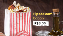 Foto Pipoca Salgada com Bacon