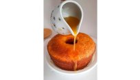 Foto Bolo de Laranja com calda