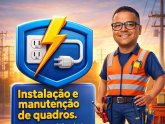 Logo - Rogério Mão de Obra Rápida Eletricista