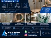 Logo - Alternativa vidros e esquadrias 