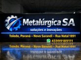 Logo - Metalugica SA Solução em Ferro e Aço