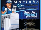 Logo - Marinho técnico ar condicionado climatização