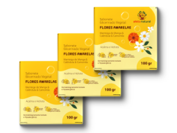 Foto Kit 3un Sabonetes em Barra Vegetal Infantil Hipoalergênico 100g Flores Amarelas 