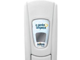 Foto DISPENSER C/ RESERVATORIO BRANCO NOBRE C/ TECLA PROTECT